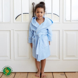 Халат махровый детский Экономь и Я р. 28, цв.нежно-голубой,100%хл 320 г/м2 Халат махровый детский Экономь и Я р. 28, цв.нежно-голубой,100%хл 320 г/м2