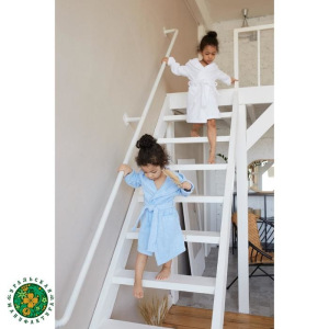 Халат махровый детский Экономь и Я р. 28, цв.нежно-голубой,100%хл 320 г/м2 Халат махровый детский Экономь и Я р. 28, цв.нежно-голубой,100%хл 320 г/м2