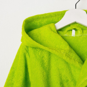 Халат махровый детский, размер 28, цвет салатовый, 340 г/м2 хл.100% с AIRO Халат махровый детский, размер 28, цвет салатовый, 340 г/м2 хл.100% с AIRO