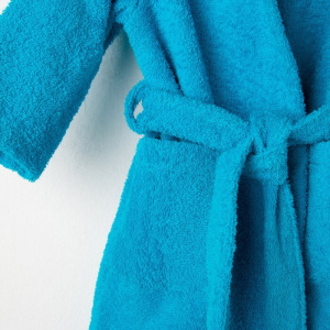 Халат махровый детский, размер 30, цвет морской, 340 г/м2 хл.100% с AIRO Халат махровый детский, размер 30, цвет морской, 340 г/м2 хл.100% с AIRO