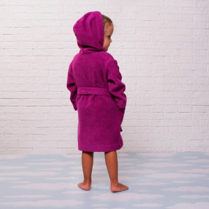 Халат махровый детский, размер 30, цвет розовый, 340 г/м2 хл.100% с AIRO Халат махровый детский, размер 30, цвет розовый, 340 г/м2 хл.100% с AIRO