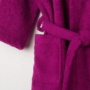 Халат махровый детский, размер 30, цвет розовый, 340 г/м2 хл.100% с AIRO Халат махровый детский, размер 30, цвет розовый, 340 г/м2 хл.100% с AIRO