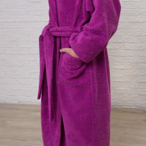 Халат махровый детский, размер 34, цвет розовый, 340 г/м2 хл.100% с AIRO Халат махровый детский, размер 34, цвет розовый, 340 г/м2 хл.100% с AIRO