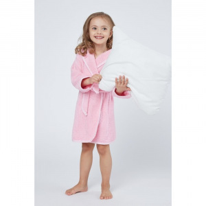 Халат махровый для девочки, рост 98-104 см, цвет розовый Халат махровый для девочки, рост 98-104 см, цвет розовый