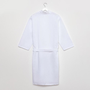 Халат вафельный мужской Экономь и Я рукав 3/4 цв.белый р.46-48, 100% хл, 200 г/м2 Халат вафельный мужской Экономь и Я рукав 3/4 цв.белый р.46-48, 100% хл, 200 г/м2