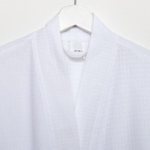 Халат вафельный мужской Экономь и Я рукав 3/4 цв.белый р.46-48, 100% хл, 200 г/м2 Халат вафельный мужской Экономь и Я рукав 3/4 цв.белый р.46-48, 100% хл, 200 г/м2