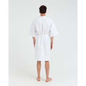 Халат вафельный мужской Этель «Дубки» р-р 46-48, цв. белый, вафля 220 г/м2, 100%хл Халат вафельный мужской Этель «Дубки» р-р 46-48, цв. белый, вафля 220 г/м2, 100%хл