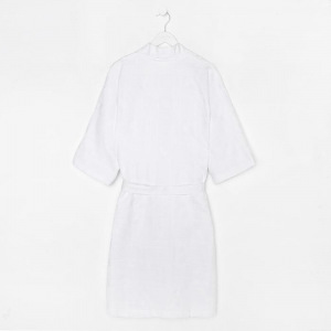 Халат вафельный мужской Этель «Дубки» р-р 46-48, цв. белый, вафля 220 г/м2, 100%хл Халат вафельный мужской Этель «Дубки» р-р 46-48, цв. белый, вафля 220 г/м2, 100%хл