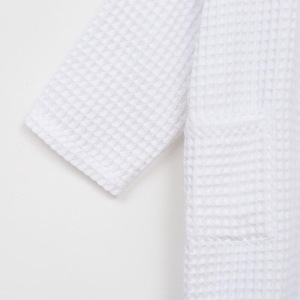 Халат вафельный мужской удлиненный Этель Boho р. 46-48, цв. белый, 100%хл, 290 г/м2 Халат вафельный мужской удлиненный Этель Boho р. 46-48, цв. белый, 100%хл, 290 г/м2