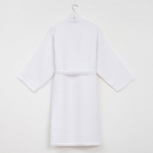 Халат вафельный мужской удлиненный Этель Boho р. 46-48, цв. белый, 100%хл, 290 г/м2 Халат вафельный мужской удлиненный Этель Boho р. 46-48, цв. белый, 100%хл, 290 г/м2