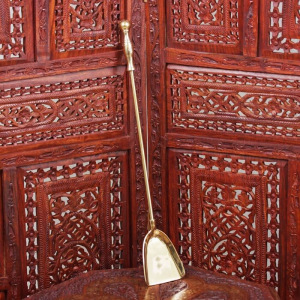 Каминный набор латунь "Царский" (4 предмета) 60х11х11 см Каминный набор латунь "Царский" (4 предмета) 60х11х11 см