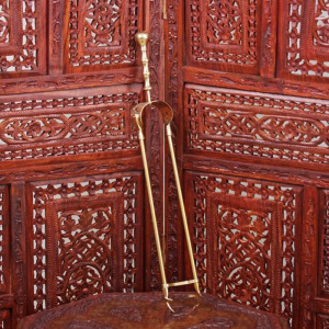 Каминный набор латунь "Царский" (4 предмета) 60х11х11 см Каминный набор латунь "Царский" (4 предмета) 60х11х11 см