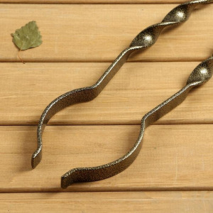 Каминный набор "Гранит" кованый 4 предмета: кочерга, щипцы, метелка, совок Каминный набор "Гранит" кованый 4 предмета: кочерга, щипцы, метелка, совок