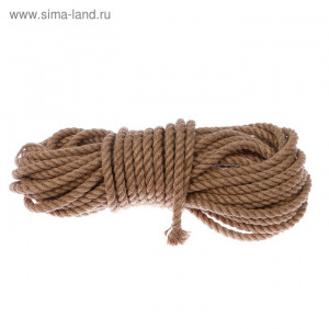 Канат джутовый крученый 12 мм, локоть (20 м) Канат джутовый крученый 12 мм, локоть (20 м)