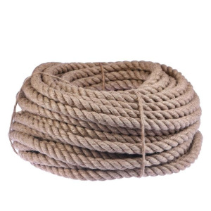 Канат джутовый крученый 24 мм, бухта (50 м) Канат джутовый крученый 24 мм, бухта (50 м)