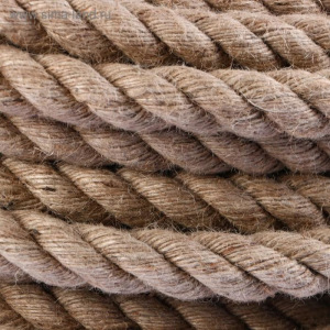 Канат джутовый крученый 24 мм, бухта (50 м) Канат джутовый крученый 24 мм, бухта (50 м)