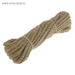 Канат пеньковый кручёный 10 мм (10 м) Канат пеньковый кручёный 10 мм (10 м)