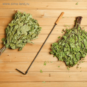 Кочерга металлическая с деревянной ручкой, длина 60 см Кочерга металлическая с деревянной ручкой, длина 60 см