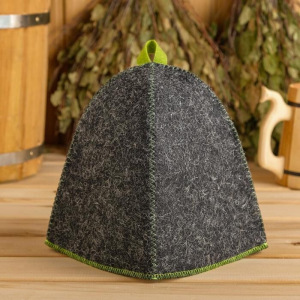 Комплект Банный (шапка, варежка, коврик, войлок) серый арт Б16-1 Комплект Банный (шапка, варежка, коврик, войлок) серый арт Б16-1