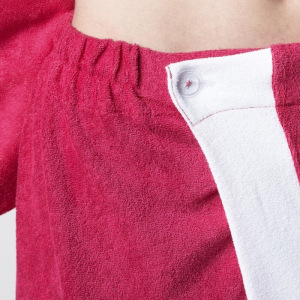 Комплект для сауны с вышив муж Дед Мороз (килт 80х150, вареж, шапка), махра 190г/м хл100% Комплект для сауны с вышив муж Дед Мороз (килт 80х150, вареж, шапка), махра 190г/м хл100%