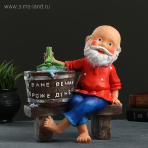 Копилка "Банщик" 26х24см Копилка "Банщик" 26х24см