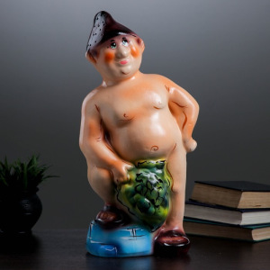 Копилка "Банщик" МИКС 18х25х45см Копилка "Банщик" МИКС 18х25х45см