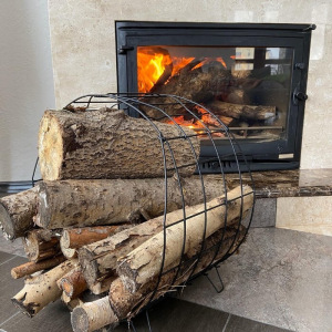 Корзина для дров черный Корзина для дров черный