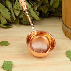 Ковш медный, 0,2л, с ручкой Ковш медный, 0,2л, с ручкой