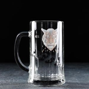 Кружка для пива Animals, 500 мл, МИКС Кружка для пива Animals, 500 мл, МИКС