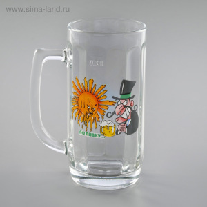 Кружка для пива «По пивку», 330 мл, рисунок МИКС Кружка для пива «По пивку», 330 мл, рисунок МИКС