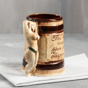 Кружка для пива "Девушка" 0,5 л, микс Кружка для пива "Девушка" 0,5 л, микс