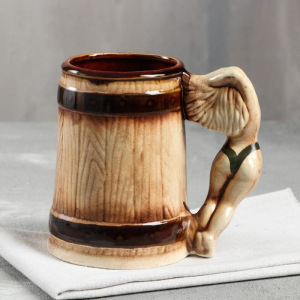 Кружка для пива "Девушка" 0,5 л, микс Кружка для пива "Девушка" 0,5 л, микс