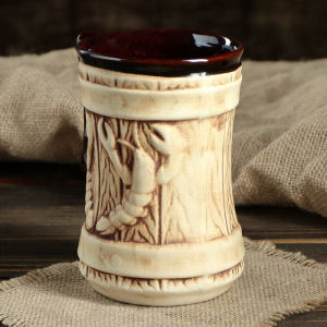 Кружка для пива "Два рака", под шамот, 0.7 л Кружка для пива "Два рака", под шамот, 0.7 л