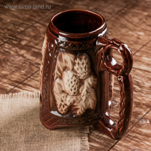 Кружка для пива "Хмель", 1 л Кружка для пива "Хмель", 1 л