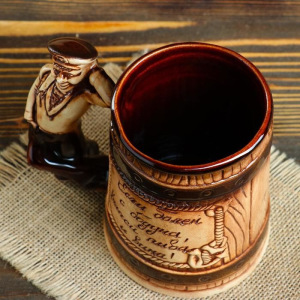 Кружка для пива "Моряк" 0,5 л, микс Кружка для пива "Моряк" 0,5 л, микс