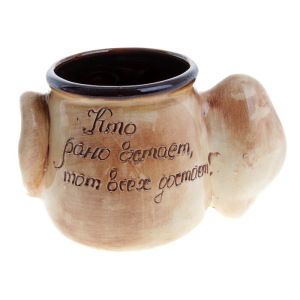 Кружка для пива "Ухо" 0,4 л, микс Кружка для пива "Ухо" 0,4 л, микс