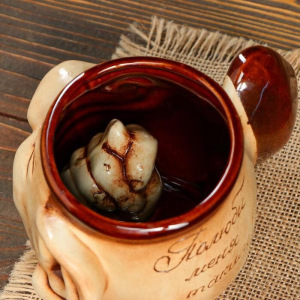 Кружка для пива "Ухо" 0,4 л, микс Кружка для пива "Ухо" 0,4 л, микс