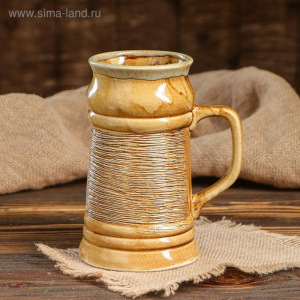 Кружка пивная 1 л "Соломка", микс Кружка пивная 1 л "Соломка", микс