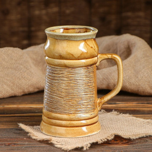 Кружка пивная 1 л "Соломка", микс Кружка пивная 1 л "Соломка", микс