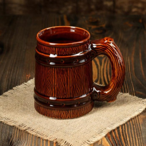 Кружка пивная "Бочка" 800 мл Кружка пивная "Бочка" 800 мл