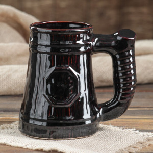 Кружка пивная "Будем" тёмная, 800 мл, микс Кружка пивная "Будем" тёмная, 800 мл, микс