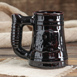 Кружка пивная "Будем" тёмная, 800 мл, микс Кружка пивная "Будем" тёмная, 800 мл, микс