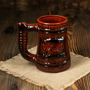 Кружка пивная "Будем" тёмная, 800 мл, микс Кружка пивная "Будем" тёмная, 800 мл, микс