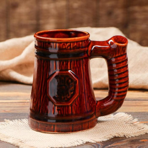 Кружка пивная "Будем" тёмная, 800 мл, микс Кружка пивная "Будем" тёмная, 800 мл, микс