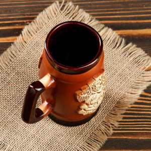 Кружка "Мужик с пивом", 0.35 л Кружка "Мужик с пивом", 0.35 л