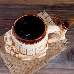Кружка "Телега", 0.9 л, микс Кружка "Телега", 0.9 л, микс