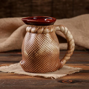Кувшин 700мл. "Мешок" На здоровье , без крышки Кувшин 700мл. "Мешок" На здоровье , без крышки