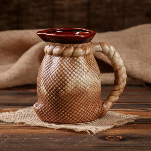 Кувшин 700мл. "Мешок" На здоровье , без крышки Кувшин 700мл. "Мешок" На здоровье , без крышки