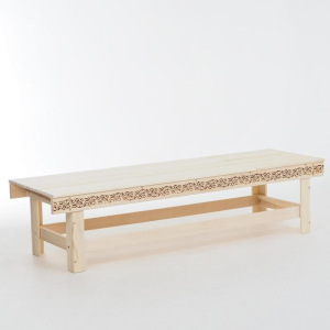 Лежак с подголовником "Салика Флора" 180х40х40 см Лежак с подголовником "Салика Флора" 180х40х40 см