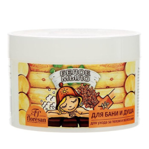 Мыло для бани и душа, для ухода за телом и волосами натуральное таежное "Белое" 450 мл Мыло для бани и душа, для ухода за телом и волосами натуральное таежное "Белое" 450 мл